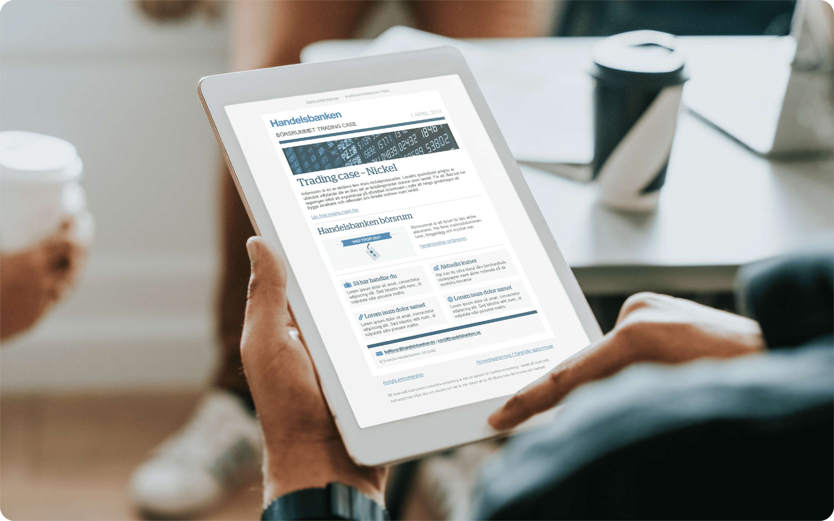 Handelsbanken Trading Case Newsletter