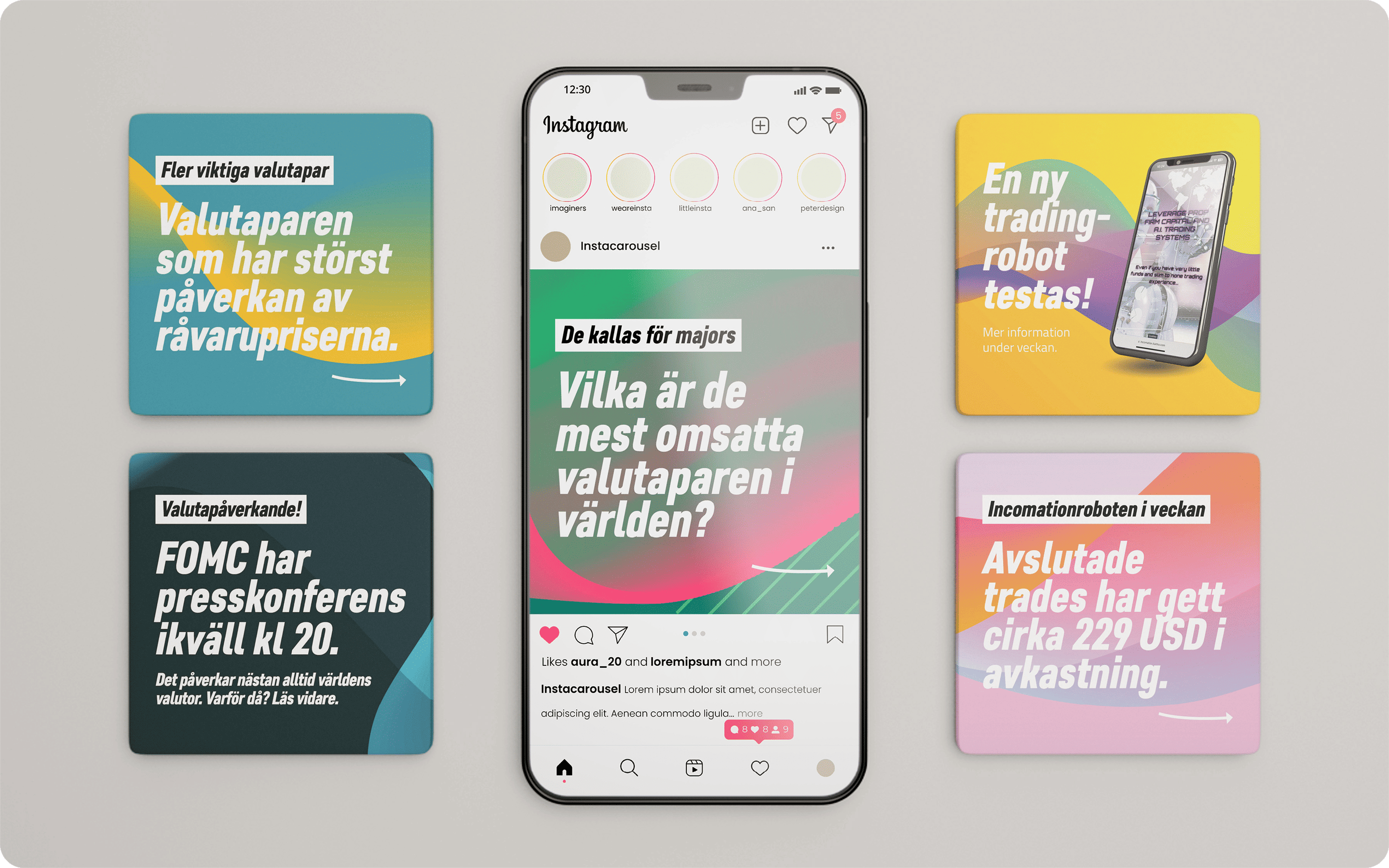 Tradingroboten Social Media